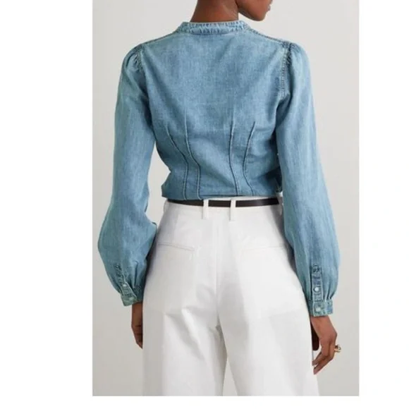 Veronica Beard Jeans Sedona Blouse - Picture 11 of 13